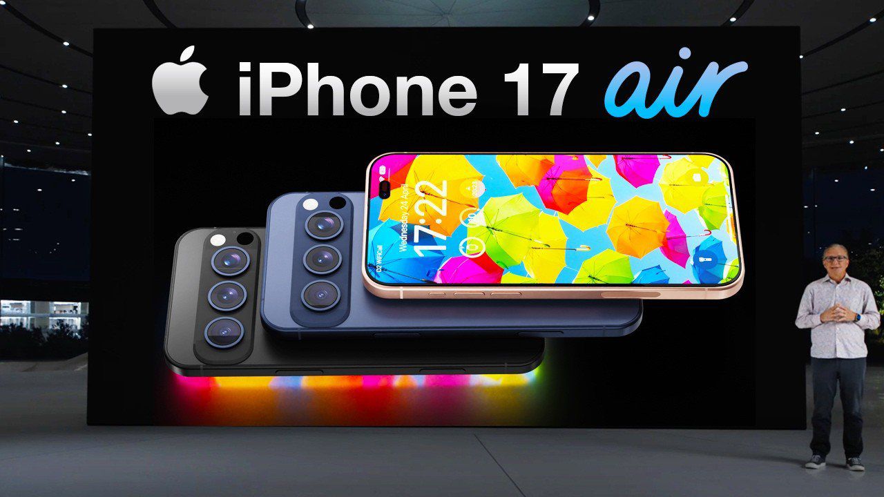 Ảnh concept iPhone 17 Air.