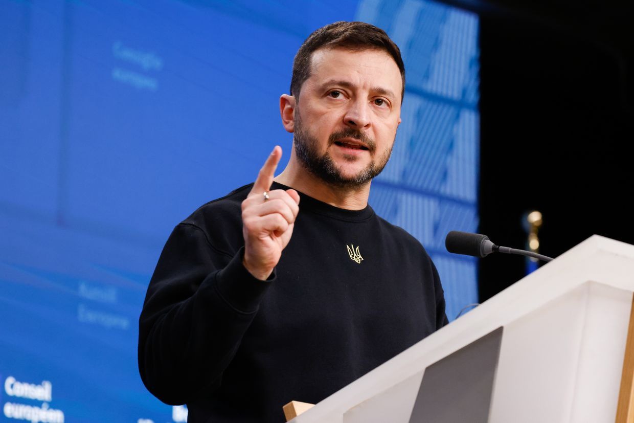 Tổng thống Ukraine Zelensky. Ảnh: Bloomberg