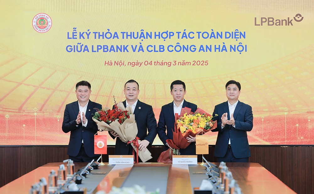 Lễ ký kết hợp tác toàn diện giữa LPBank và CLB Công an Hà Nội đánh dấu cột mốc quan trọng trong mối quan hệ hợp tác giữa hai bên