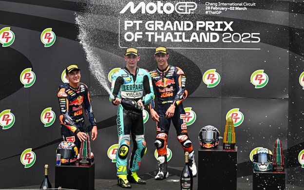 Podium Moto3 tại Buriram