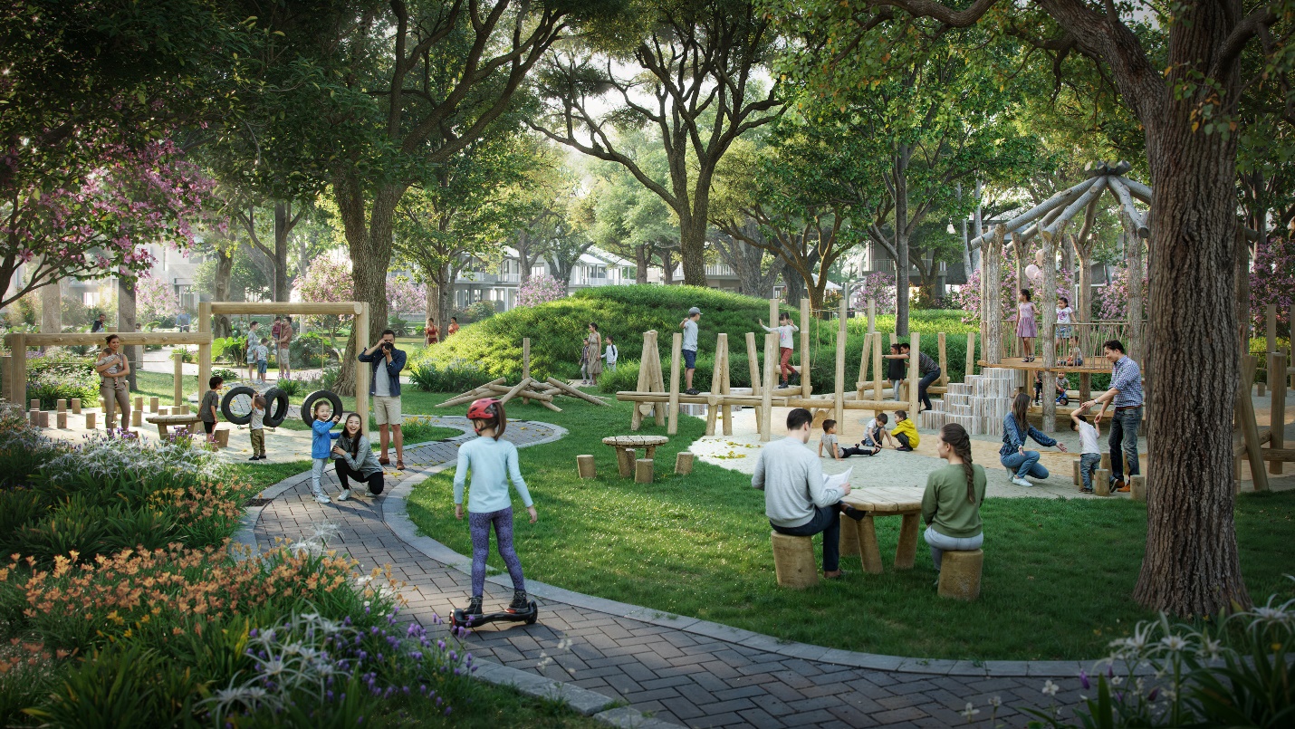 Vườn vận động cho trẻ em tại Eco Retreat