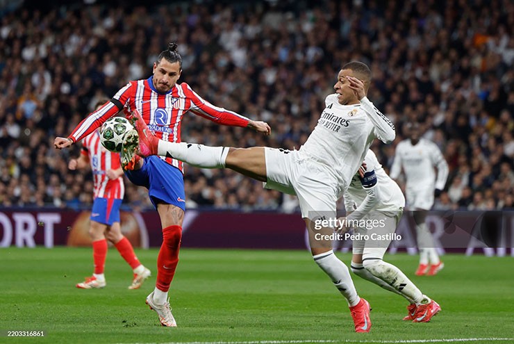 Mbappe có màn trình diễn mờ nhạt trước Atletico Madrid