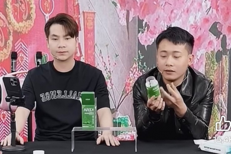 Quang Linh Vlogs quảng cáo 1 viên kẹo tương đương 1 đĩa rau. Ảnh chụp màn hình