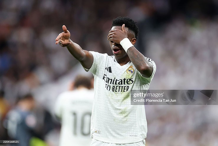 Vinicius nhân đôi cách biệt cho Real Madrid