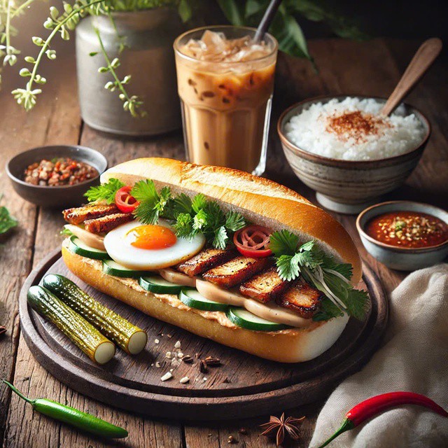 Bánh mì - món ăn sáng phổ biến trên thế giới.