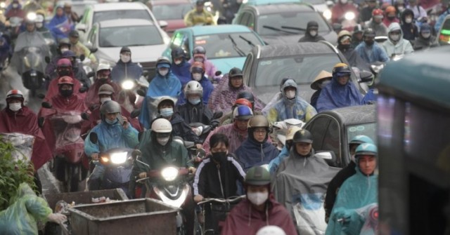 Miền Bắc mưa phùn trước khi đón không khí lạnh