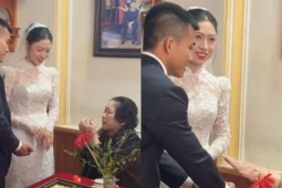 Clip bà ngoại trao vàng, dặn cháu rể  ' quý nhất vàng trong tâm '  gây xúc động