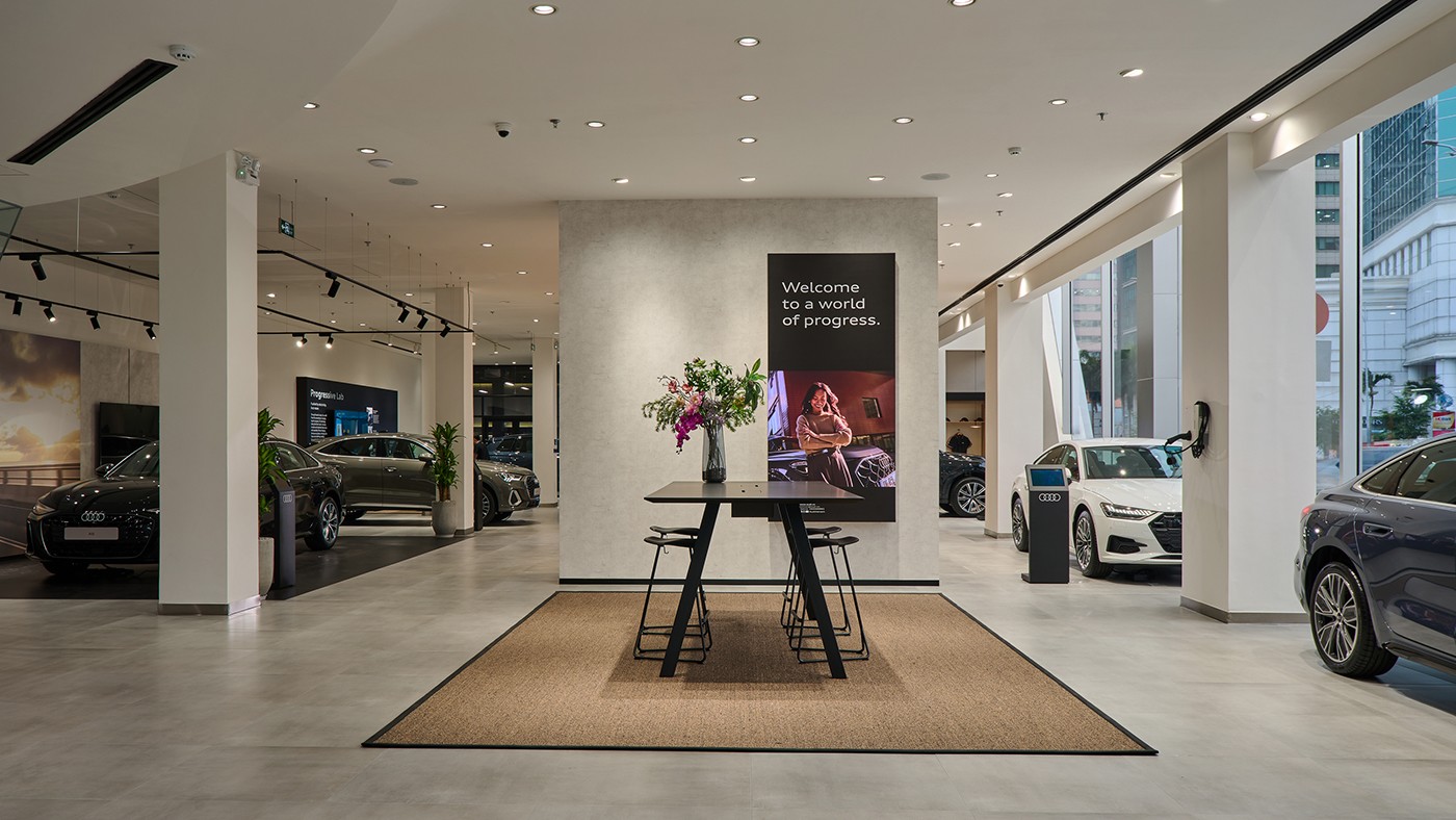 Mô hình Progressive Concept của Audi được xây dựng dựa trên cấu trúc tám mô-đun.