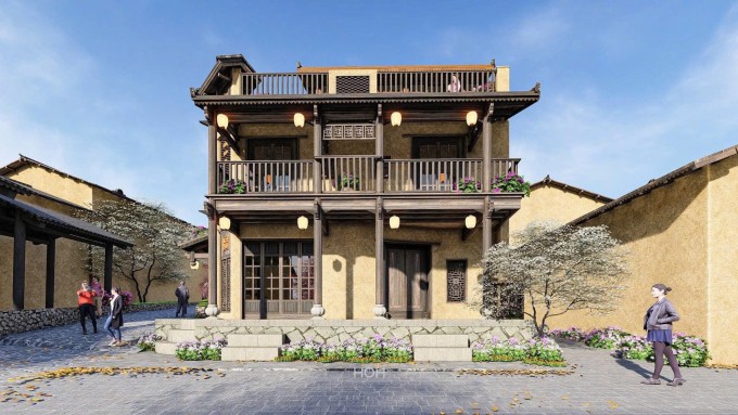 Bản thiết kế ngôi nhà sau khi hoàn thiện. Ảnh: NVCC