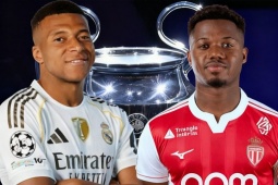 Trực tiếp bóng đá Real Madrid - Monaco: Mbappe, Vinicius, Bellingham đá chính (Cúp C1)