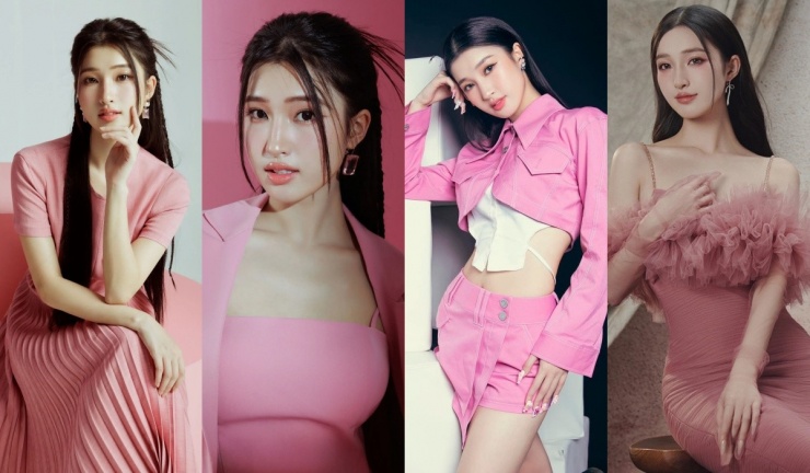 Phương Nhi làm "nàng thơ" của nhiều nhà thiết kế. Cô thường thể hiện bộ sưu tập có phom dáng đơn giản, "ton sur ton".