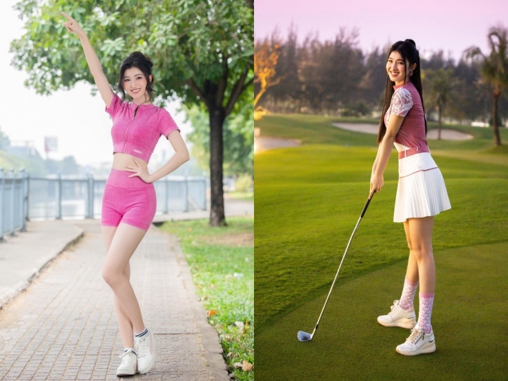 Đồ chơi thể thao năng động của Phương Nhi.