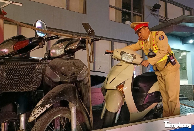 Các trường hợp vi phạm bị tạm giữ phương tiện.