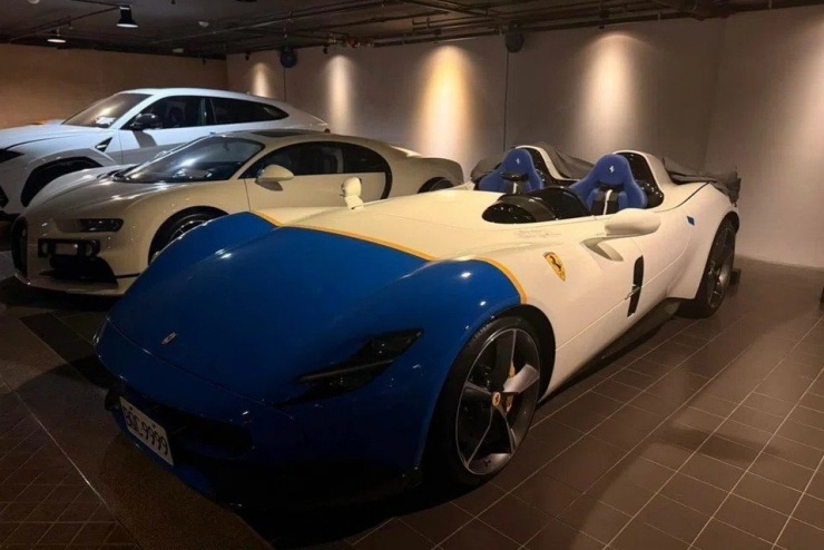 Một chiếc Ferrari Monza SP2 bị chính quyền Đài Bắc tịch thu sắp được đem ra đấu giá. (Ảnh: Straitstimes)