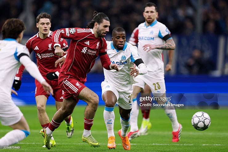 Video bóng đá Marseille - Liverpool: Siêu phẩm đá phạt, đua vé knock-out (Cúp C1)