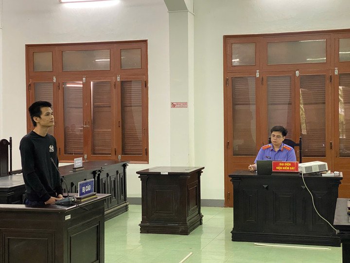 Trần Triệu Quí tại tòa.