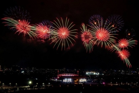 Hoành tráng màn tổng duyệt pháo hoa lớn nhất từ trước tới nay ở Hà Nội