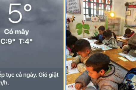 Học sinh Hà Nội và các tỉnh thành đi học trời rét: Ở nơi dù 0 độ C vẫn đến trường bình thường