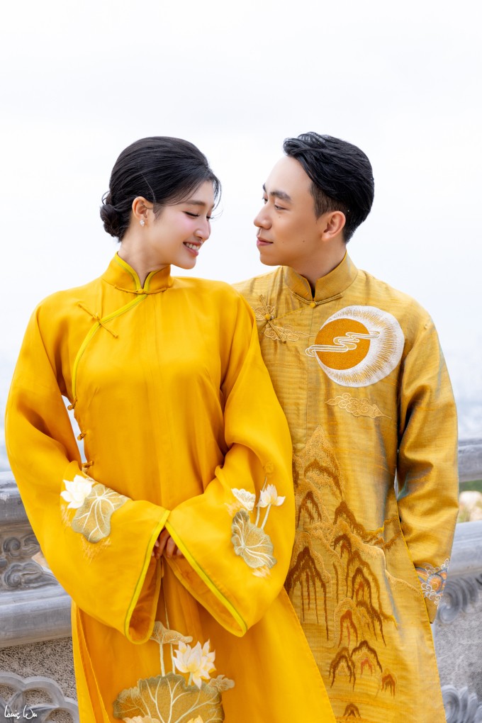 Sáng 22/1, Phương Nhi và Minh Hoàng làm lễ Hằng thuận tại một ngôi chùa trên đỉnh núi Chín Khúc, Nha Trang.