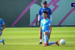 Nụ cười đã trở lại trong buổi tập cuối cùng của U23 Việt Nam tại Saudi Arabia