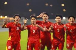 U23 Việt Nam đấu U23 Hàn Quốc: Quốc Việt ghi tuyệt phẩm mở điểm, VAR cứu phạt đền oan
