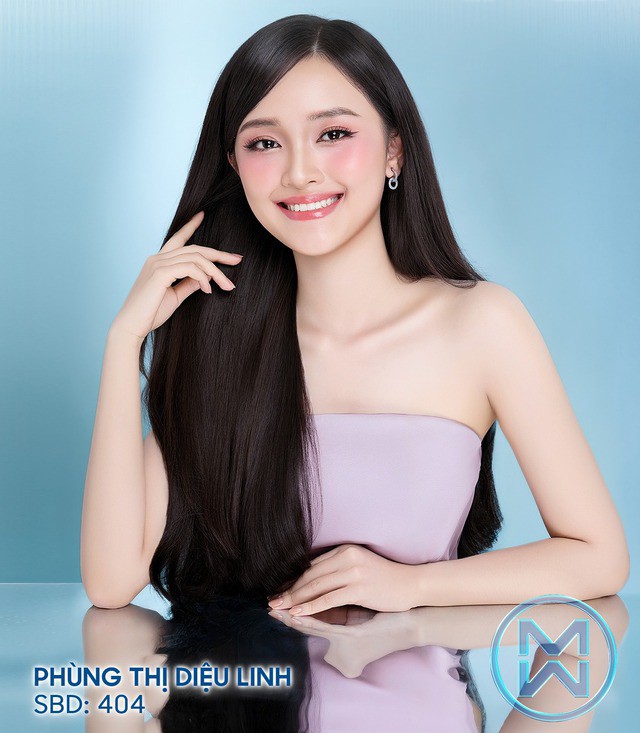 Phùng Thị Diệu Linh đến từ Nghệ An là thí sinh nhỏ tuổi nhất Miss World Vietnam 2025.