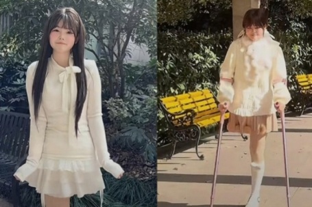 Cô gái ung thư xương bị gia đình bỏ rơi, tự ký giấy phẫu thuật