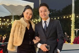 Ảnh sao 25/1: Hồng Diễm - Hồng Đăng sánh đôi tại đám cưới đàn em