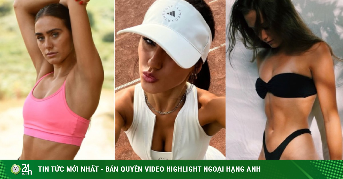 Kiều nữ thể thao bỏ tennis, hóa thân thành người mẫu bikini nóng bỏng