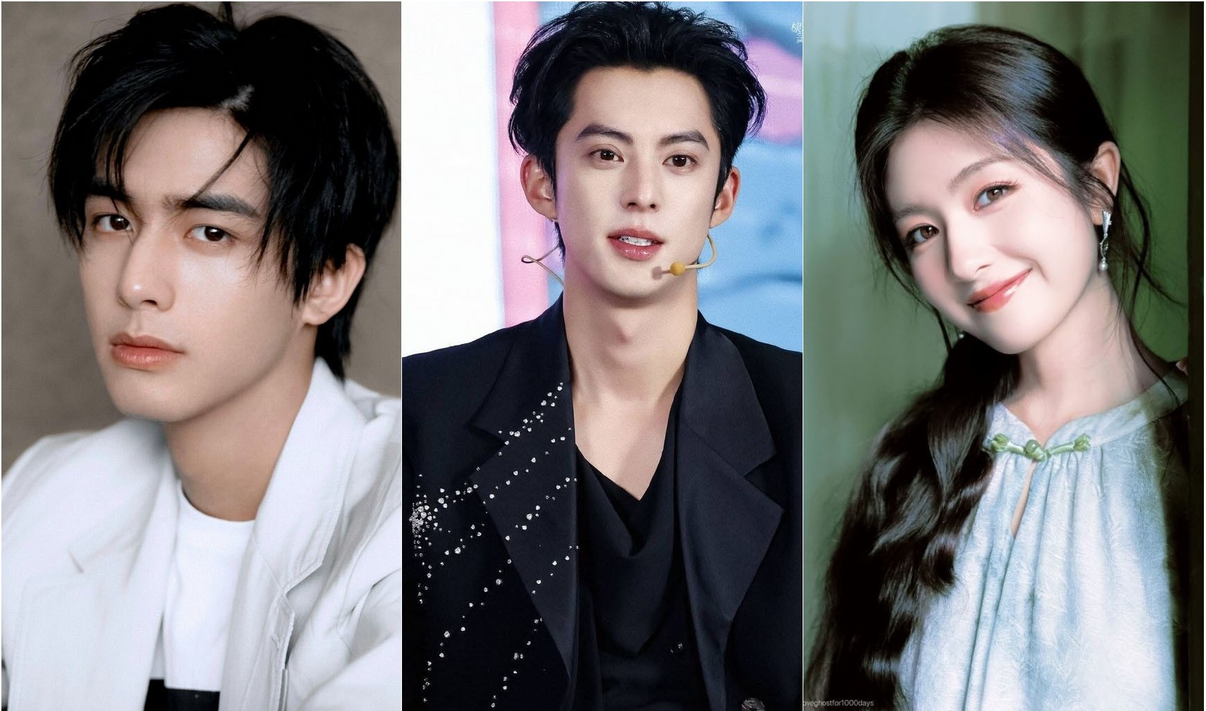 Lần lượt từ phải sang: Lý Lan Địch, Vương Hạc Đệ, Tống Uy Long.