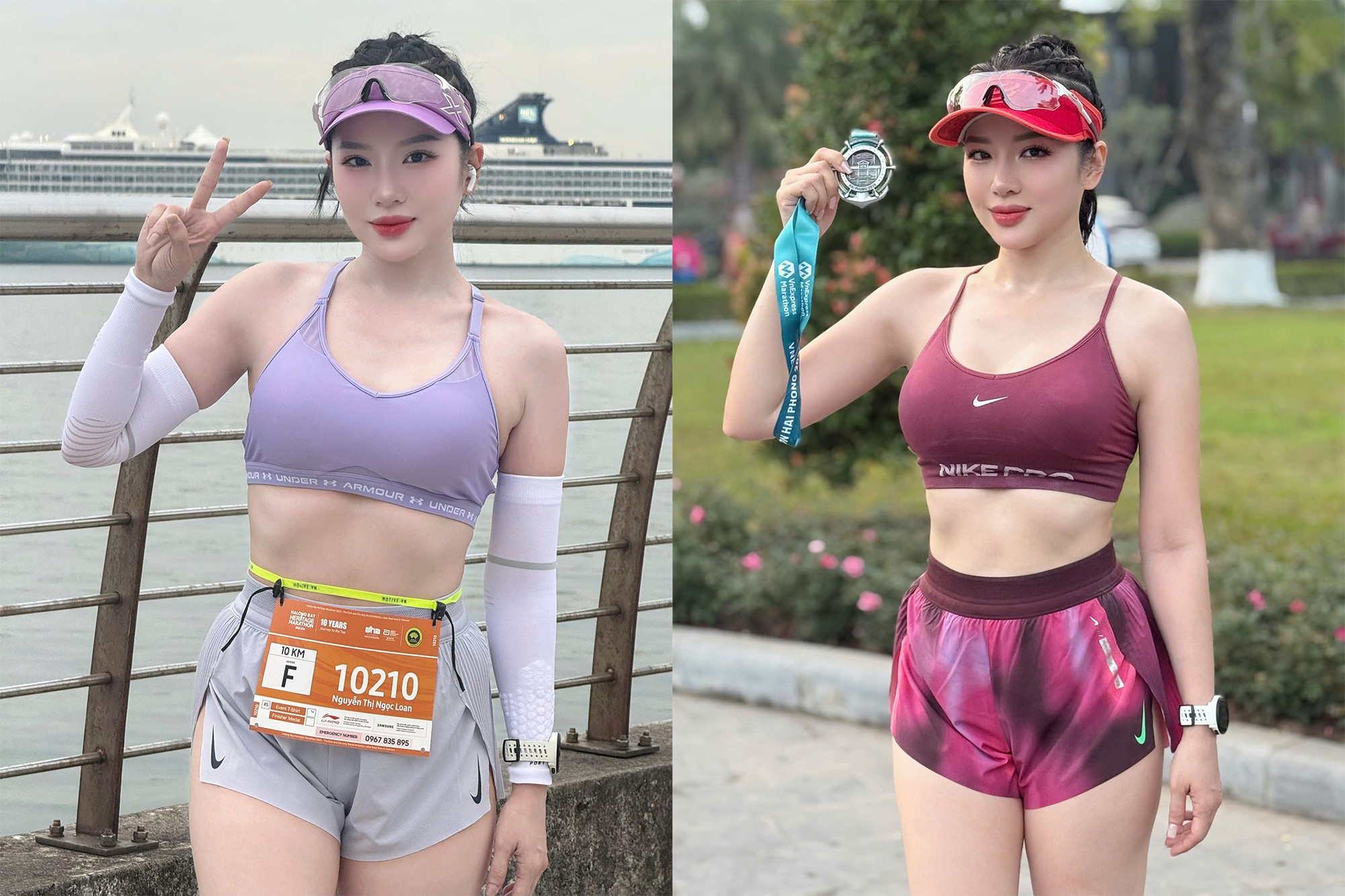 Với nhan sắc nổi bật, nước da trắng sáng cùng phong cách thời trang đầy khỏe khoắn, nóng bỏng, Loan Barbie gây “sốt” các giải đấu mình tham gia. Cô được ví von là “nữ thần làng chạy” hay “y tá chạy bộ”.