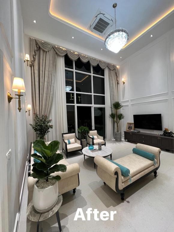 Căn hộ với 2 phòng ngủ, 1 phòng thay đồ. Không gian bên trong căn hộ có màu trắng làm màu chủ đạo.