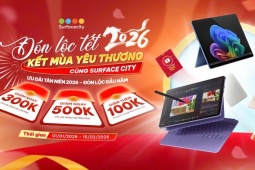 SurfaceCity tung ưu đãi Tết 2026 cực sốc: Mua Surface chính hãng, nhận quà lớn đón Xuân