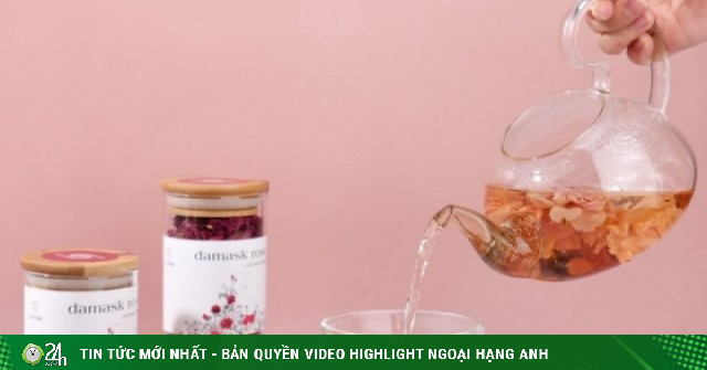 5 công thức trà hoa hồng giúp da hồng hào, tươi trẻ