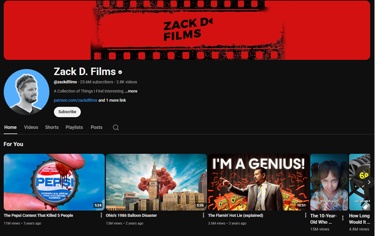 Điểm danh 10 nhà sáng tạo nội dung YouTube 