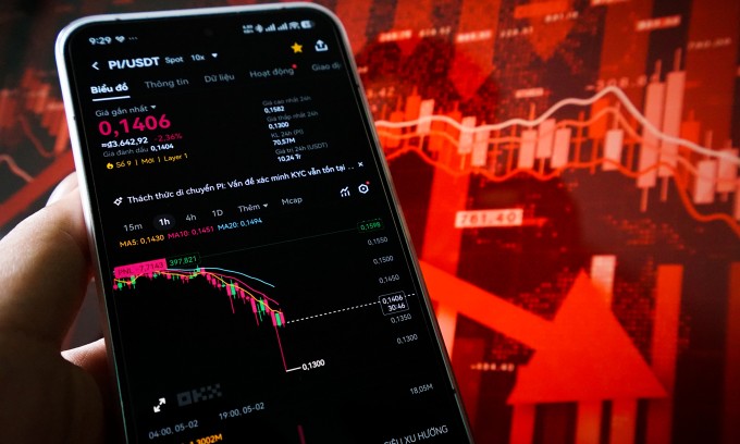 Giá tiền ảo Pi xuống mức thấp nhất từ khi mở mạng