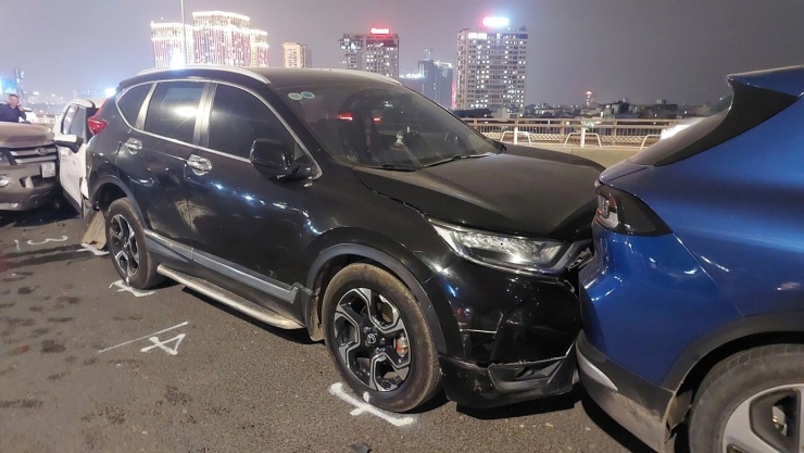 Hiện trường vụ va chạm.