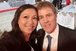 Chung sống không hôn thú, hoa hậu Ngô Mỹ Uyên và chồng giáo sư giữ tiền ra sao?