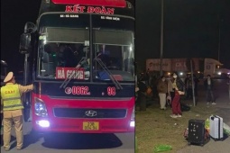 Xe khách 41 chỗ 'nhồi' 72 người, tài xế và chủ xe bị phạt gần 200 triệu đồng