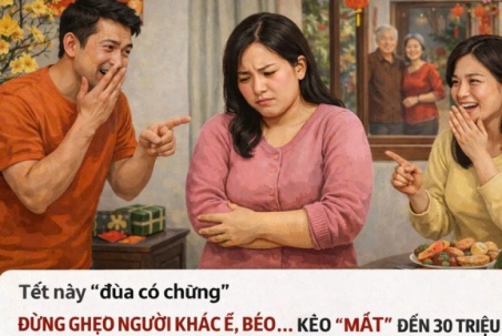 Tết này 'đùa có chừng' đừng ghẹo người khác ế, béo…kẻo ‘mất’ đến 30 triệu đồng