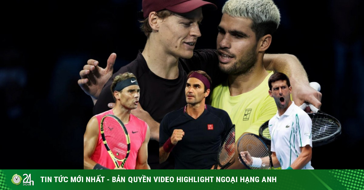 Bảng xếp hạng tennis trước khi Alcaraz - Sinner thống trị: "Thánh địa" là của "BIG 3"