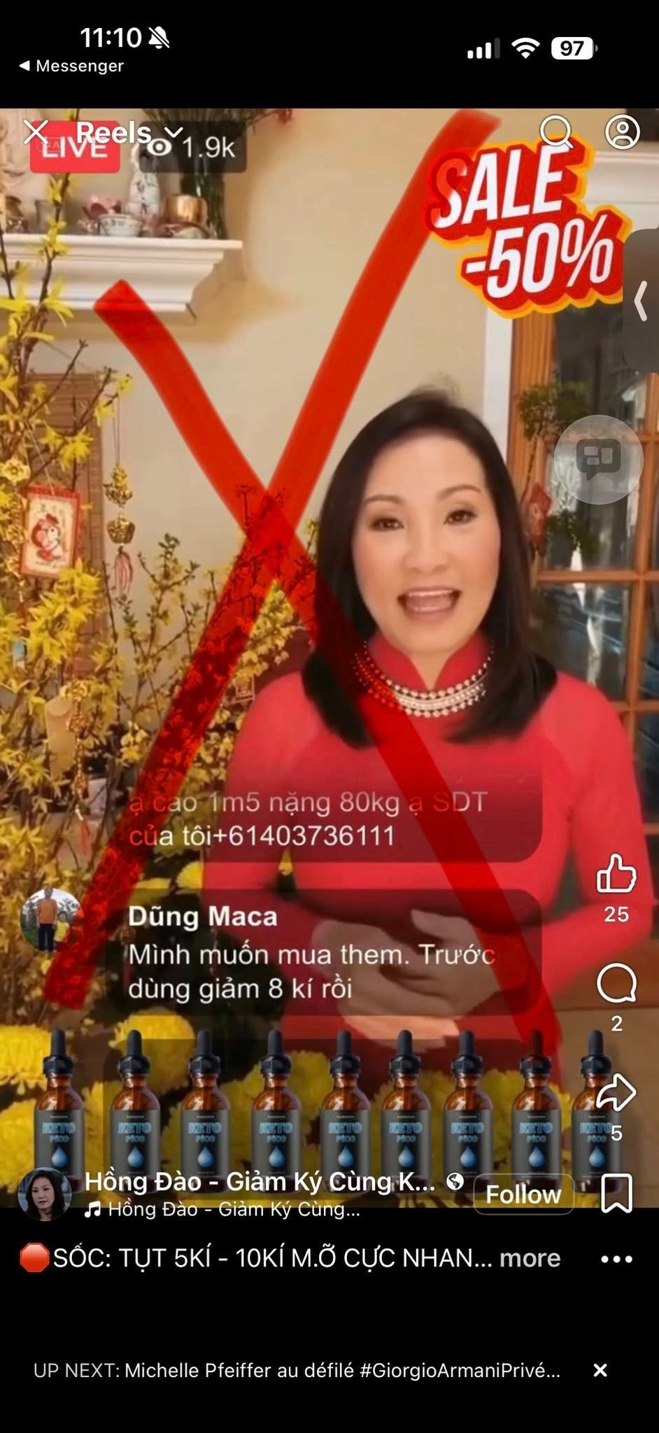 Diễn viên Hồng Đào cảnh báo