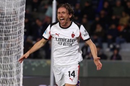 Kết quả bóng đá Pisa - AC Milan: Người hùng Modric (Serie A)