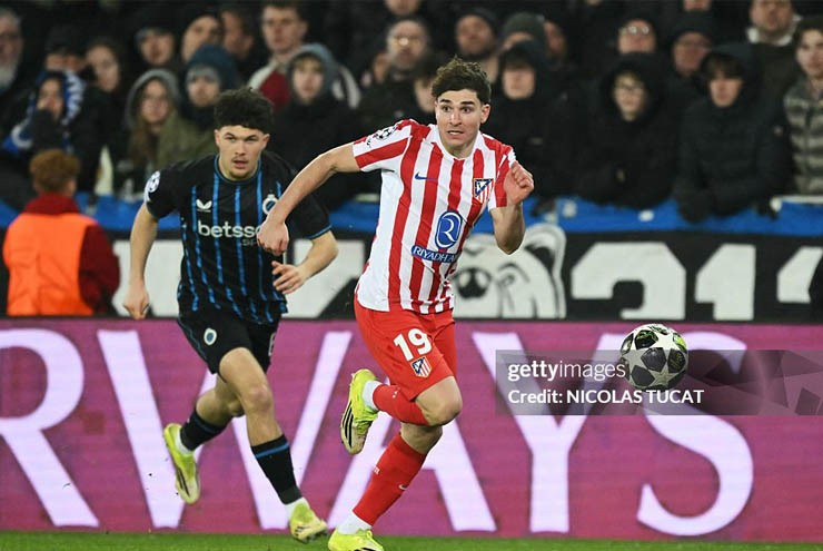 Trực tiếp bóng đá Club Brugge - Atletico Madrid: Alvarez mở tỷ số sớm (Cúp C1)