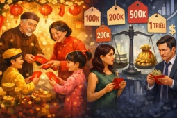 Lì xì Tết: Trao lộc hay đang âm thầm 'định giá' nhau bằng tiền?