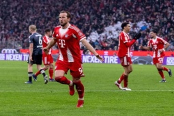 Video bóng đá Bayern Munich - Eintracht Frankfurt: Rượt đuổi 5 bàn, điểm nhấn Harry Kane (Bundesliga)
