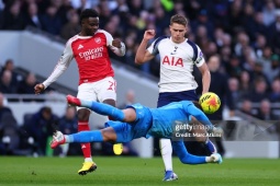 Video bóng đá Tottenham - Arsenal: Tưng hứng 5 bàn, Gyokeres - Eze tỏa sáng (Ngô đại hạng Anh)