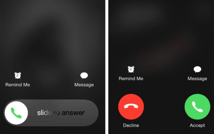 Hai cách hiển thị cuộc gọi trên iPhone tùy theo trạng thái khóa máy.