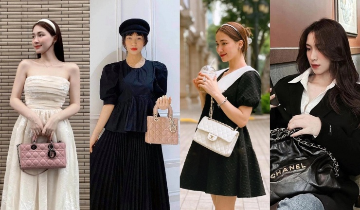 Hòa Minzy phối áo dài với loạt túi hiệu - 9