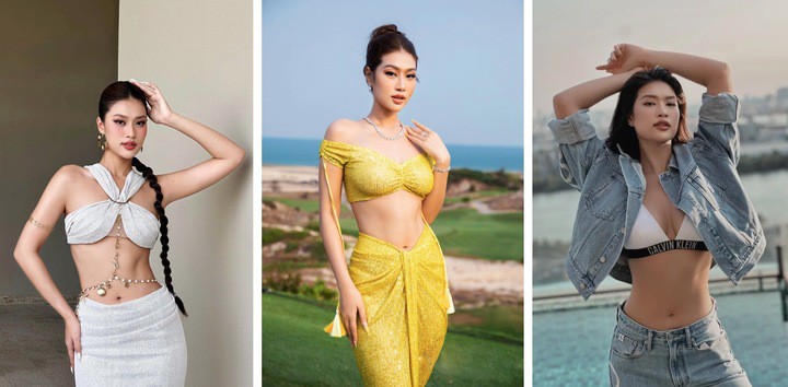 Vóc dáng nóng bỏng của Đoàn Thiên Ân hiện tại.